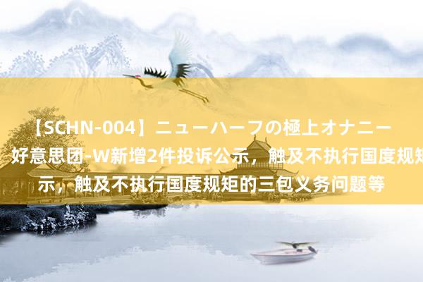 【SCHN-004】ニューハーフの極上オナニー 【12315投诉公示】好意思团-W新增2件投诉公示，触及不执行国度规矩的三包义务问题等