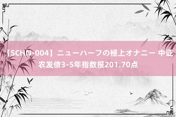 【SCHN-004】ニューハーフの極上オナニー 中证农发债3-5年指数报201.70点