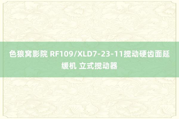 色狼窝影院 RF109/XLD7-23-11搅动硬齿面延缓机 立式搅动器